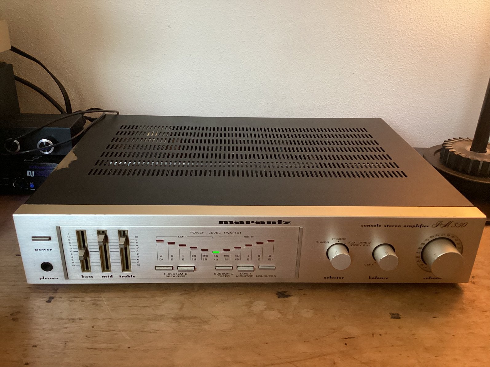 Marantz PM 350, Ophalen, Niet werkend, Marantz