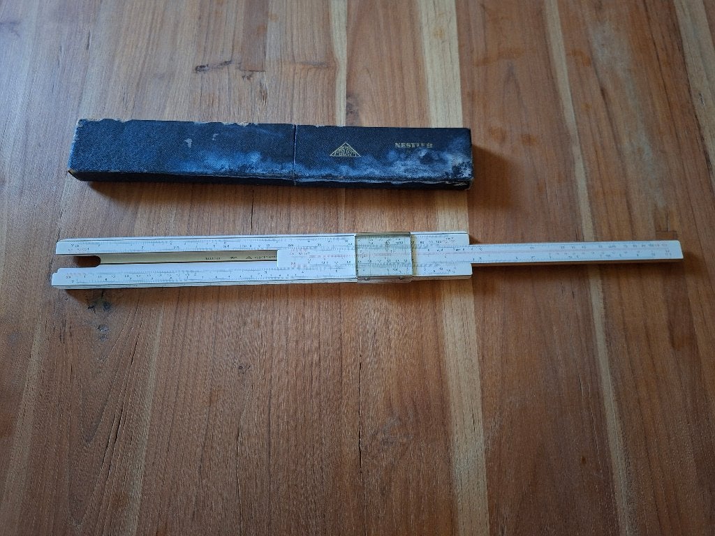 Albert Nestler rekenliniaal, Antiek en Kunst, Antiek | Gereedschap en Instrumenten, Verzenden