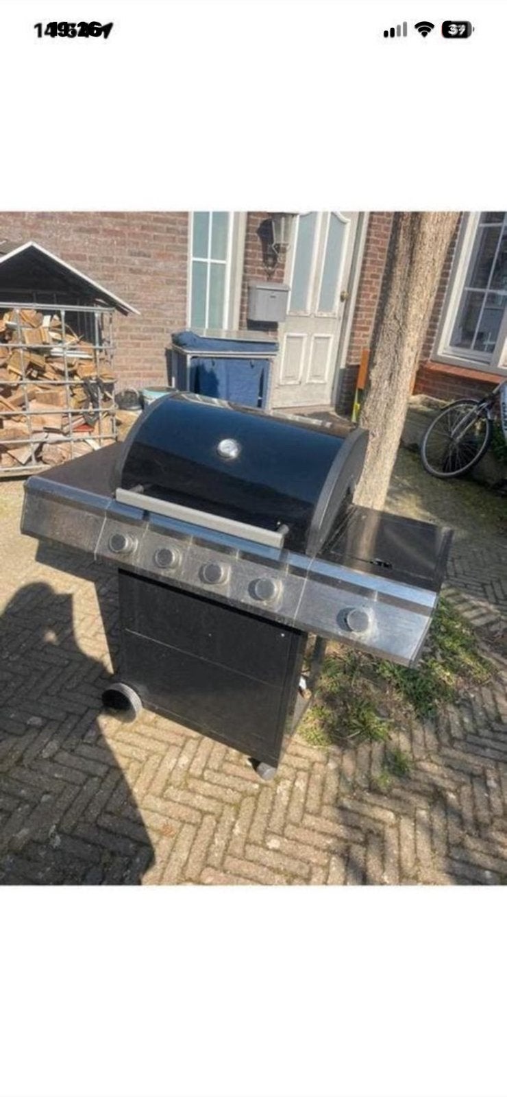 Gasbbq zijbrander doet het niet, Ophalen of Verzenden, Zo goed als nieuw