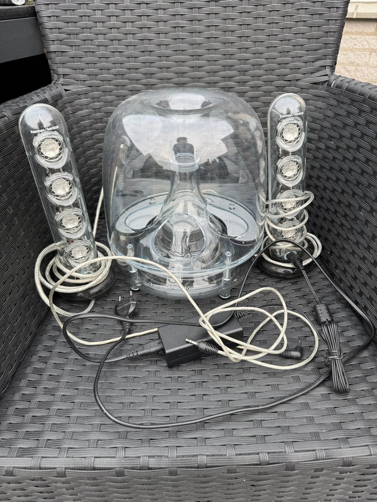 Harman Kardon SoundSticks 2.1, Computers en Software, Pc speakers, Ophalen, Zo goed als nieuw