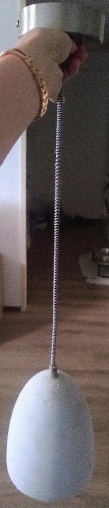 Hanglamp, Huis en Inrichting, Ophalen, Zo goed als nieuw, Steen/keramiek, E27 (groot)