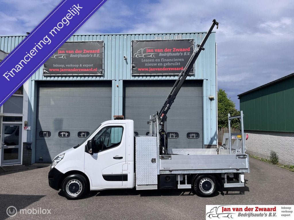 Renault Master opel movano T35 2.3 DCI Open laadbak Hydrauli, 145 pk, Gebruikt, Euro 6, 4 cilinders