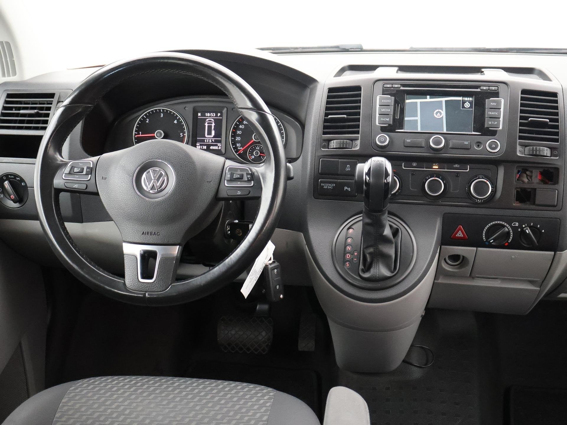 Volkswagen Transporter Kombi 2.0 TDI 140 PK DSG AUT. L2H1 8-, Euro 5, Stof, Gebruikt, 241 €/maand