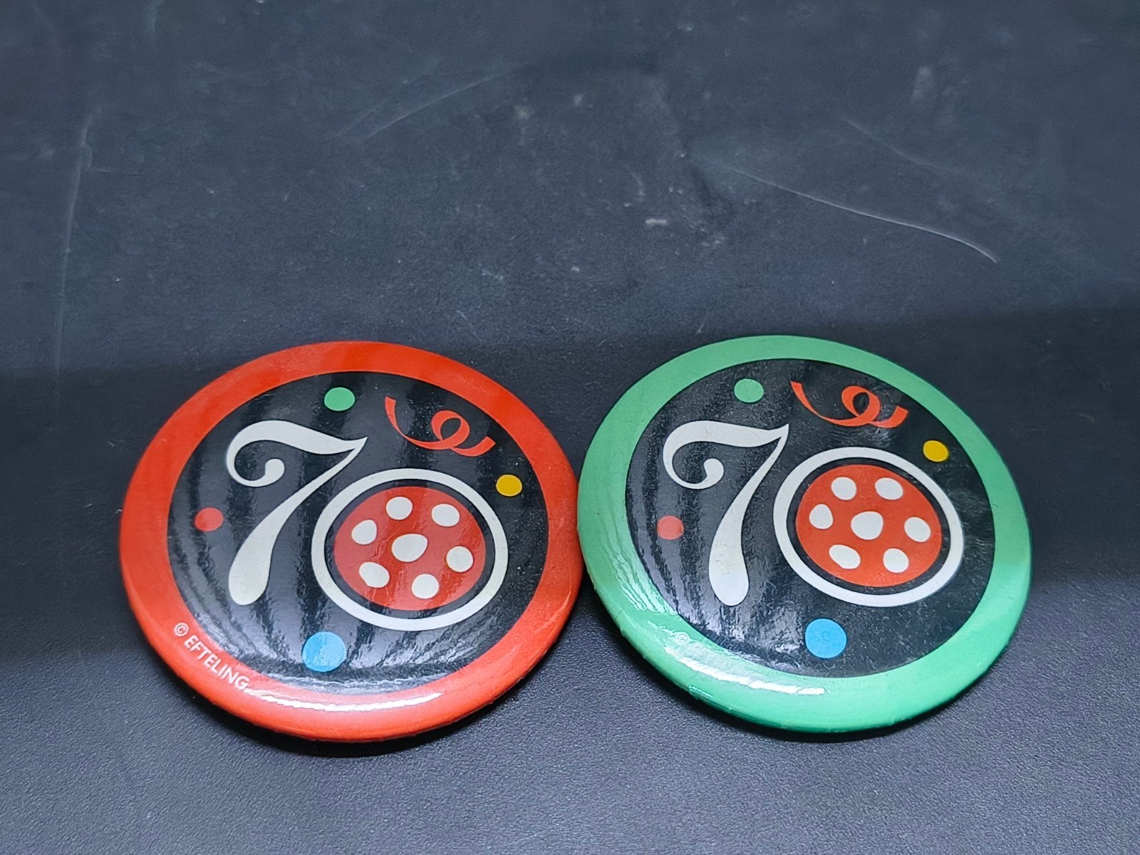 2 70 jaar efteling buttons, Ophalen of Verzenden, Nieuw, Staal