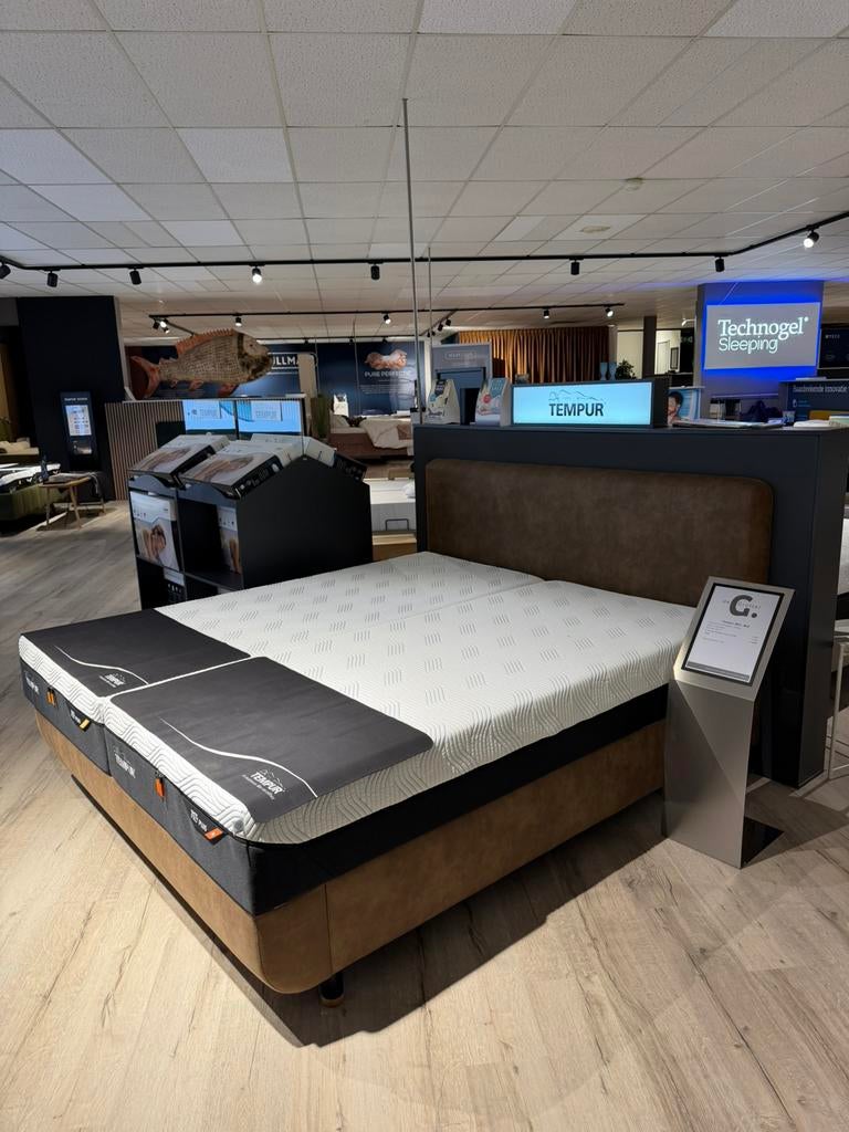TEMPUR ARC bed + Pro Plus matrassen NIEUW! 180/200 Korting!, Huis en Inrichting, Slaapkamer | Bedden, Tweepersoons, Ophalen of Verzenden