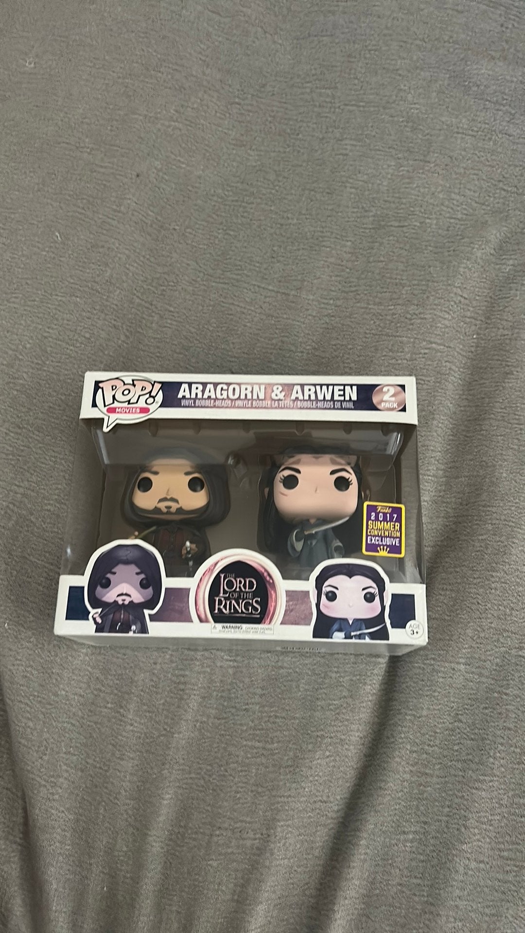 Funko Pop Lord of the Rings Aragorn & Arwen 2-Pack, Ophalen of Verzenden, Zo goed als nieuw