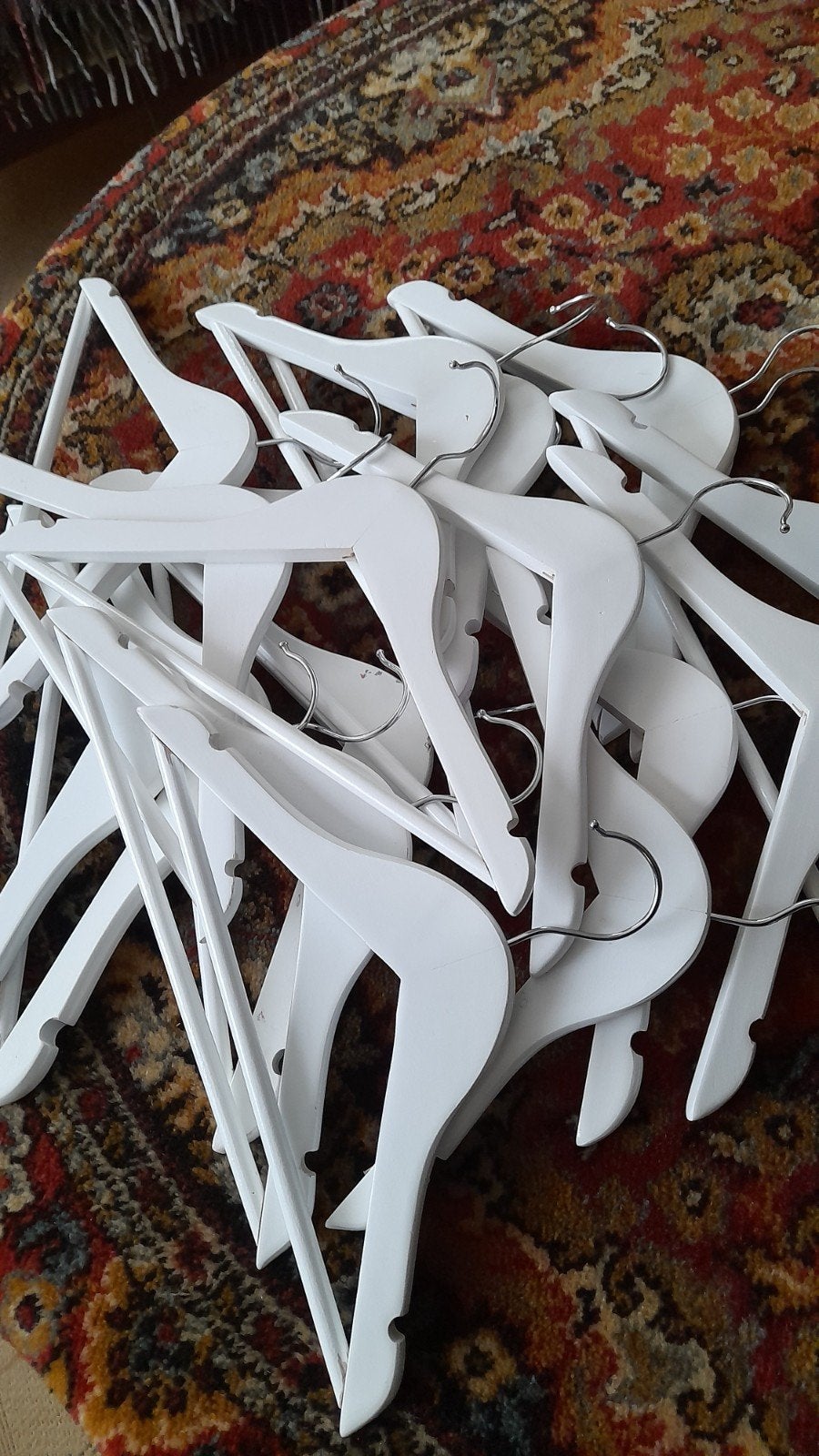 28 Witte Houten Kinderkledinghangers, Kleding | Dames, Ophalen, Gebruikt, Hout, Kinderen
