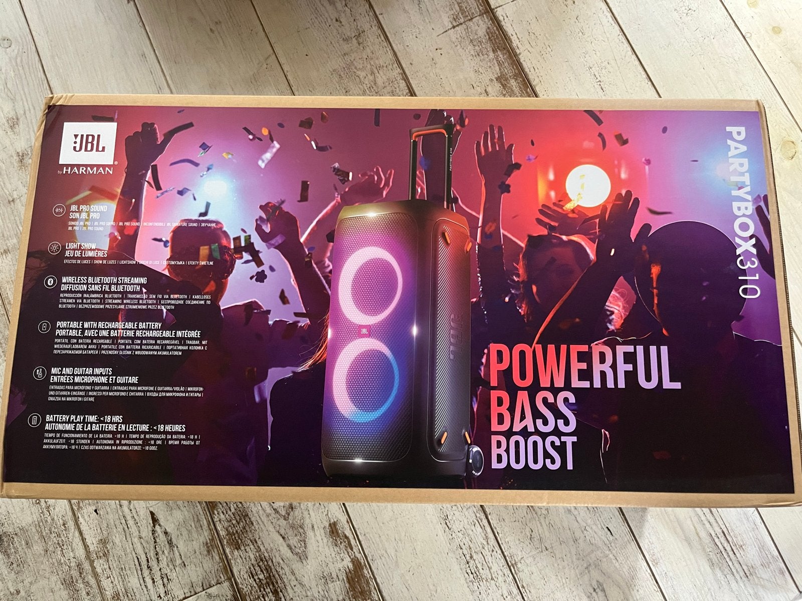 JBL PartyBox 310 - Gloednieuw en ongeopend