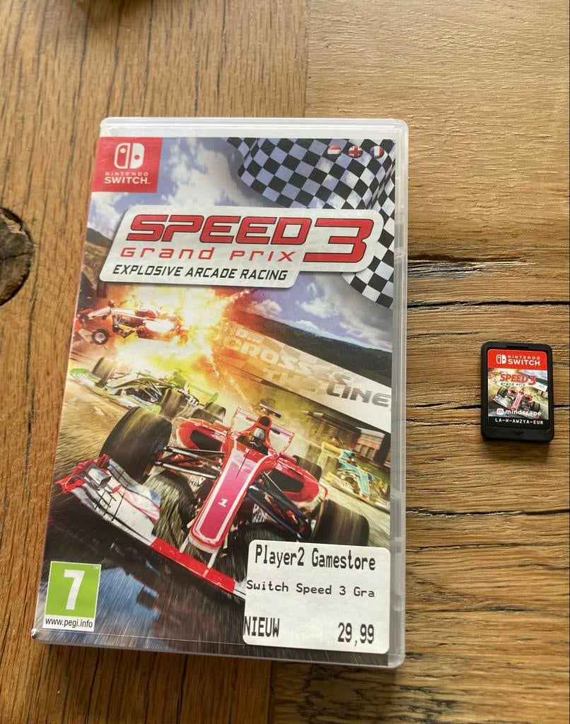 Speed 3 Grand Prix Nintendo Switch Racegame, 1 speler, Racen en Vliegen, Eén computer, Ophalen of Verzenden