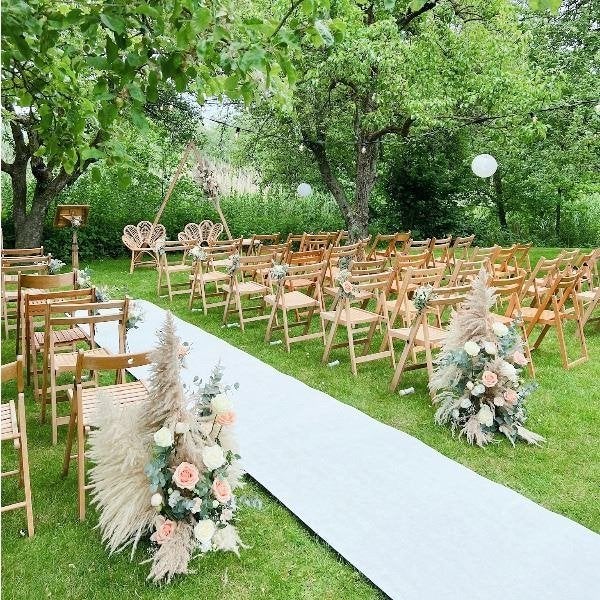 Witte Loper Expo Carpet 1m wit met folie, Versiering, ., Nieuw, Ophalen of Verzenden