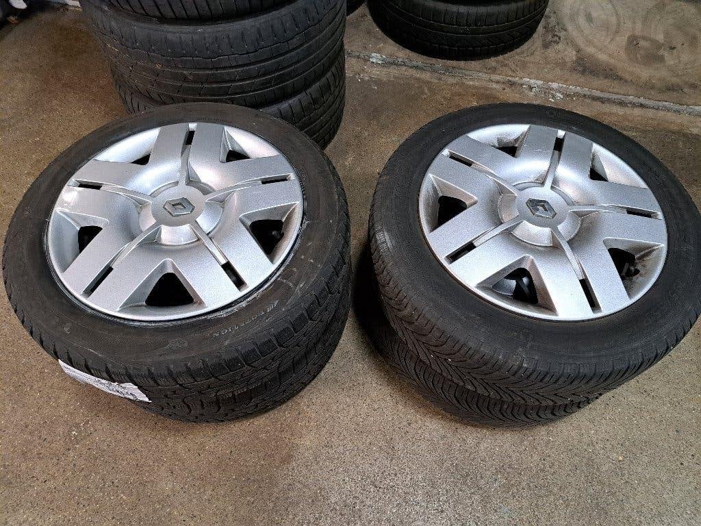 All season banden set Renault Clio 195/55R16, Ophalen, Gebruikt, 15 inch, Michelin