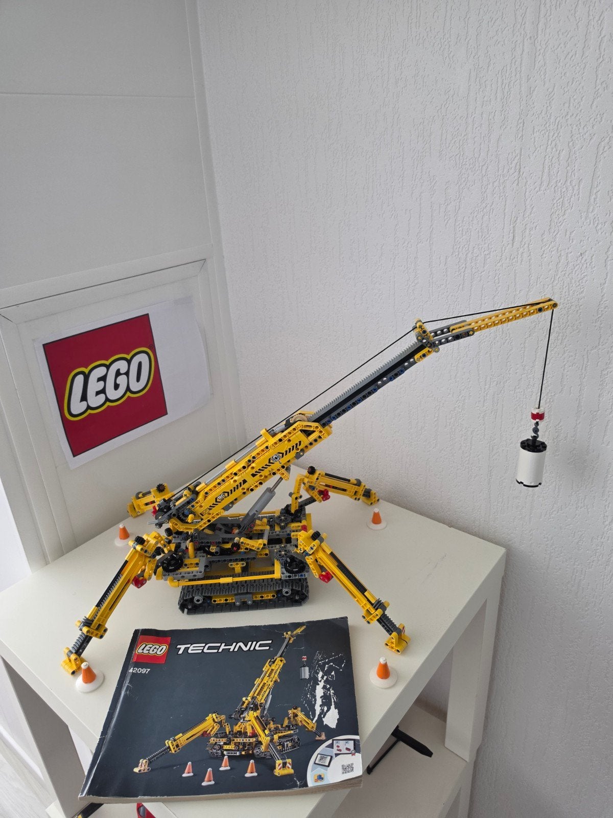 Lego Technic Hijskraan 42097 - Compleet met instructies, Lego, Inclusief instructies, Ophalen of Verzenden, Zo goed als nieuw