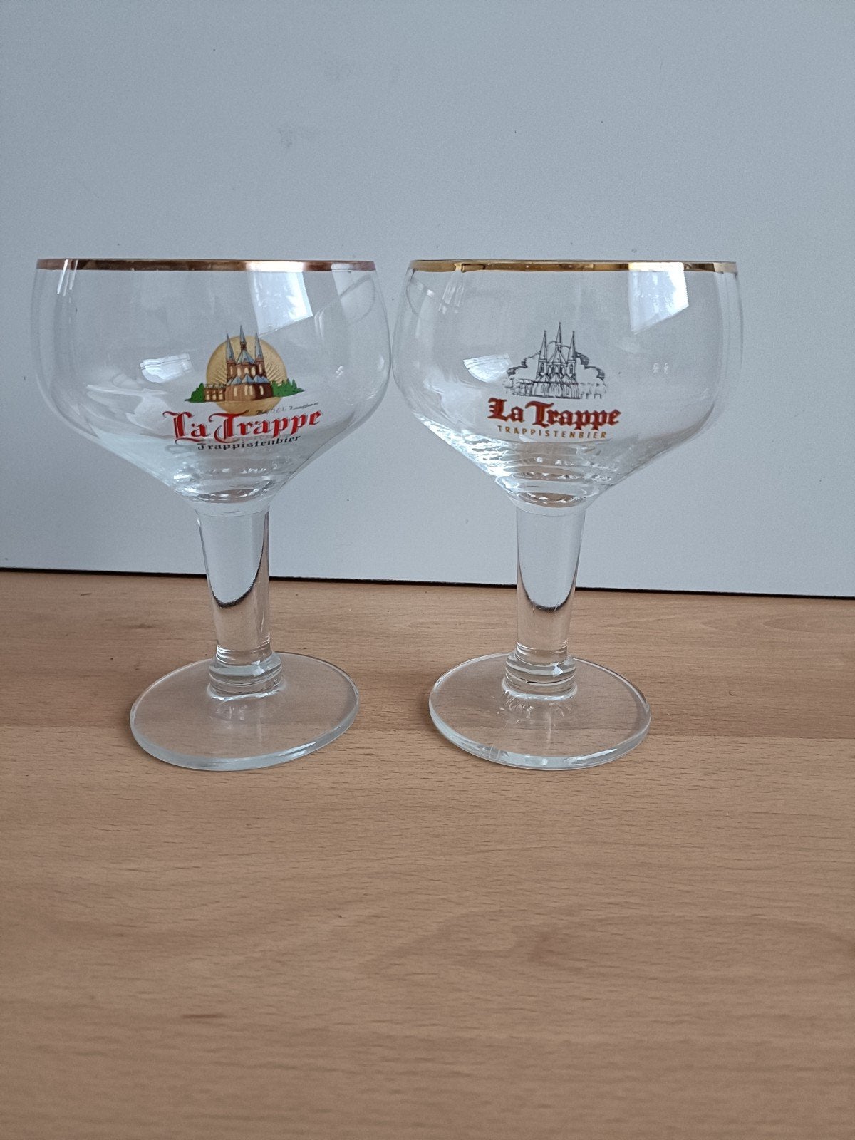 2 La Trappe Trappist glazen, Verzamelen, Ophalen of Verzenden, Zo goed als nieuw, Glas of Glazen, La Trappe