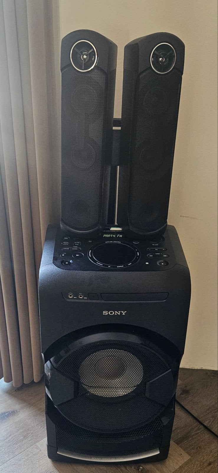 Sony MHC-GT4D Wireless Megasound High Power Hi-Fi, Ophalen, Soundbar, 70 watt of meer, Zo goed als nieuw