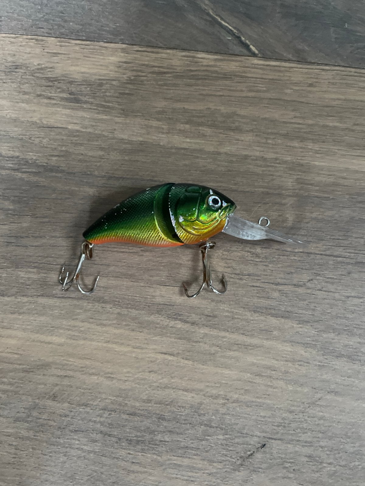 kunstaas voor vissen, groen/oranje, Watersport en Boten, Ophalen, Zo goed als nieuw, Kunstaas
