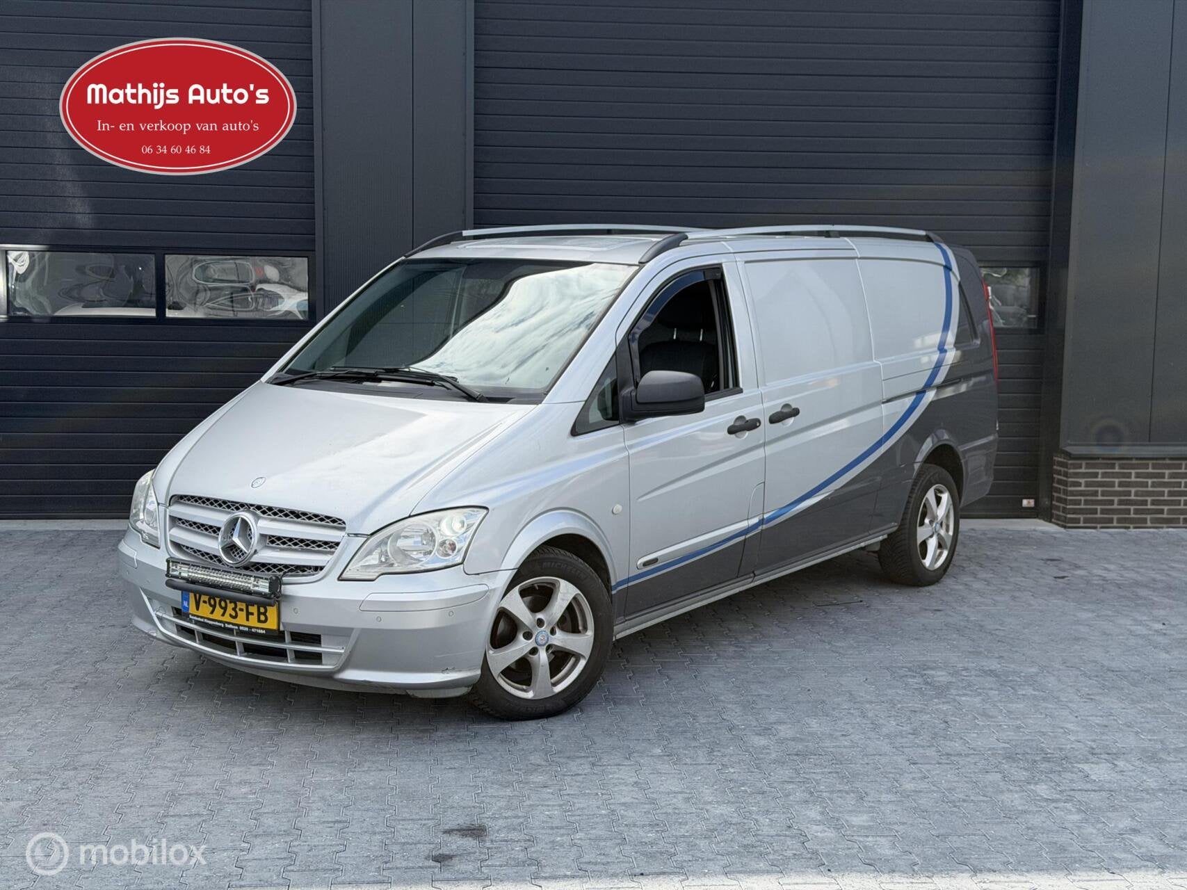 Mercedes Vito Bestel 122 CDI 343 Automaat V6 260pk! airco cr, Euro 5, 2500 kg, 2987 cc, Mercedes-Benz