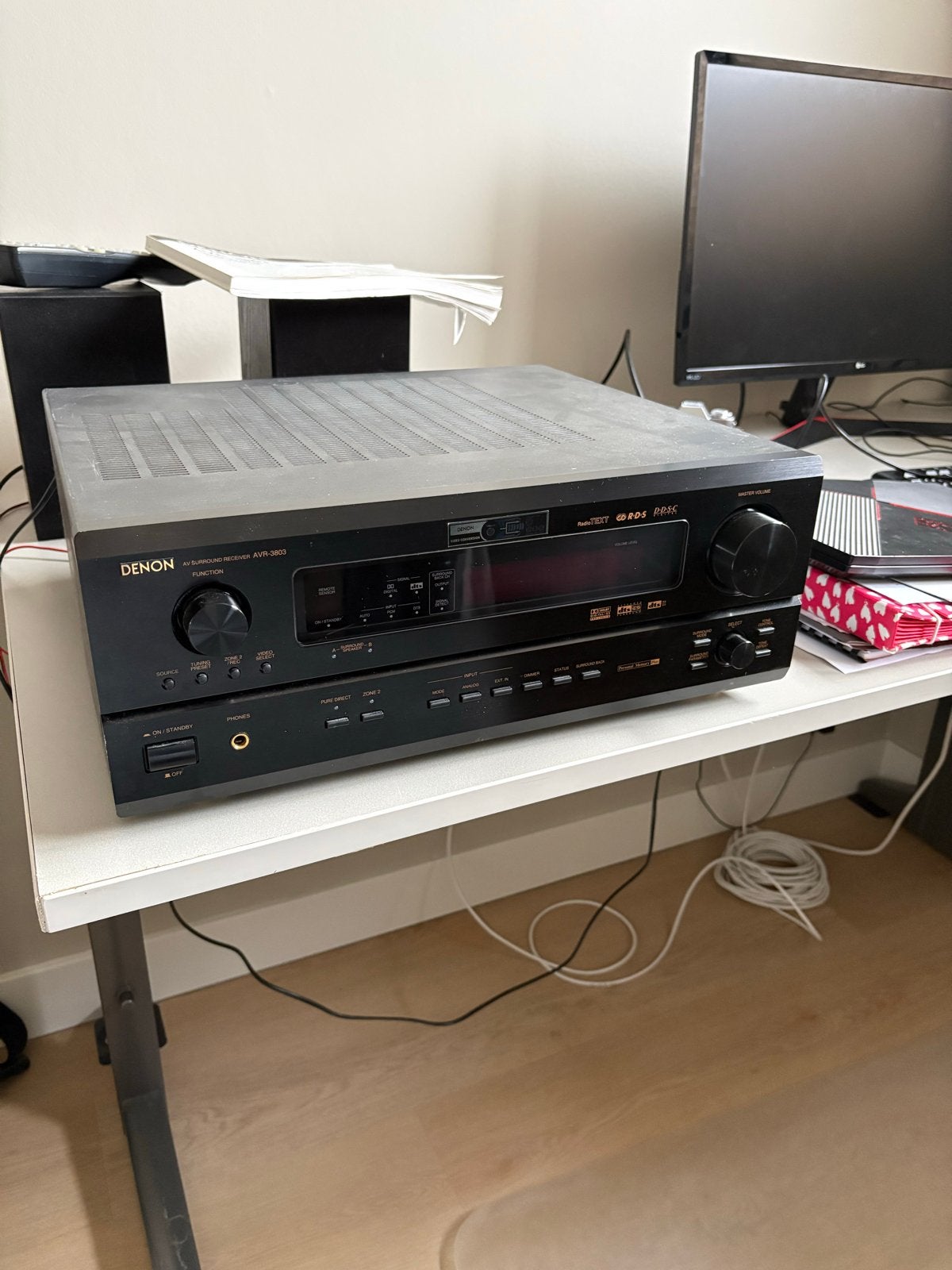 Denon AVR-3803 AV Surround Receiver - Topkwaliteit Geluid, Ophalen, Gebruikt, Denon, 120 watt of meer