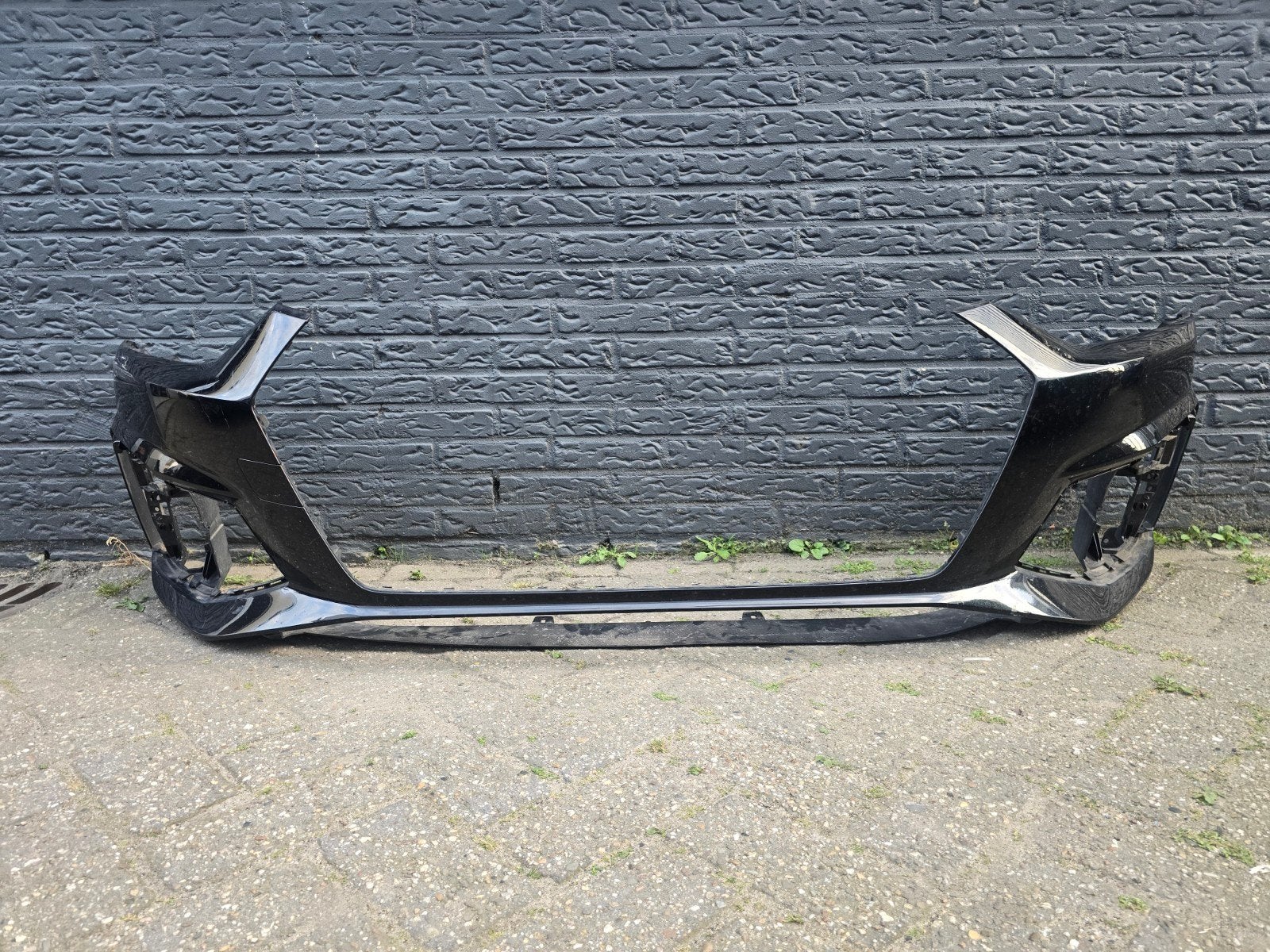 Voorbumper 4x pdc Audi A5 8W B9 S-line facelift bj 2019-2024, Audi, Gebruikt, Voor, Bumper