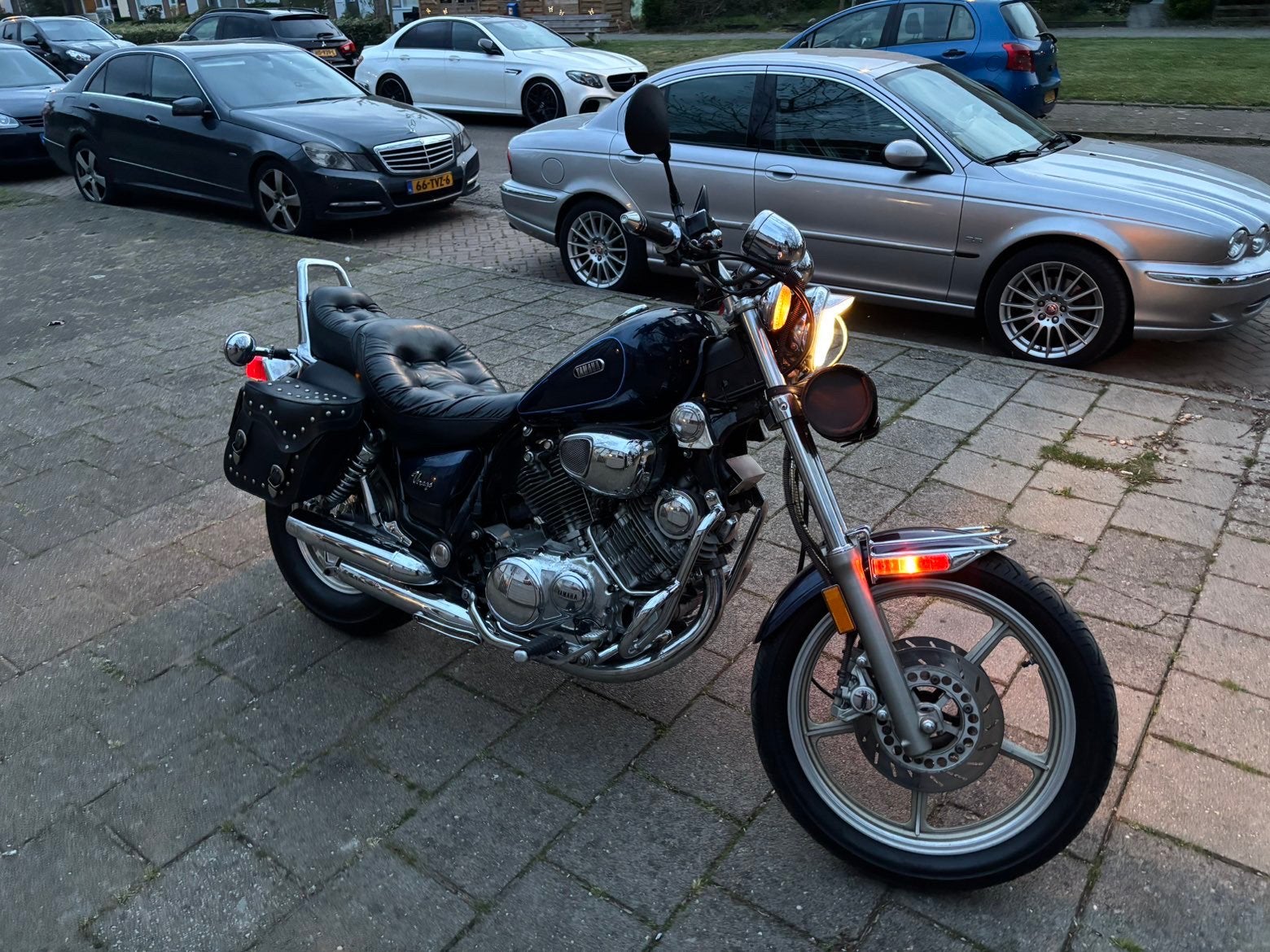 Yamaha virago xv750, Ophalen