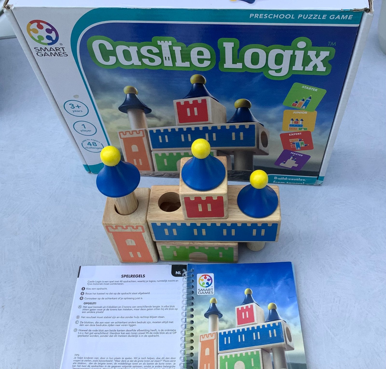 SmartGames Castle Logix Houten spel ruimtelijk inzicht, Ophalen, Zo goed als nieuw