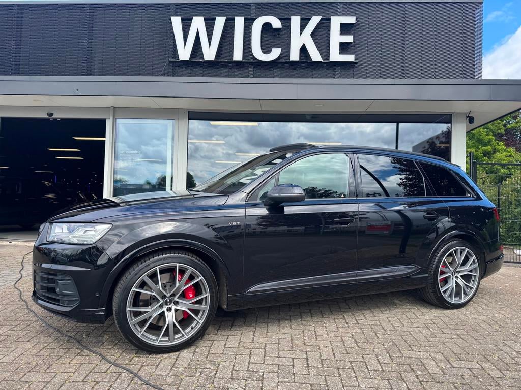Audi Q7 4.0 TDI SQ7 quattro Pro Line + 7p Panorama Matrix Le, Auto's, Audi, Bedrijf, Te koop, Q7, 4x4, ABS, Achteruitrijcamera