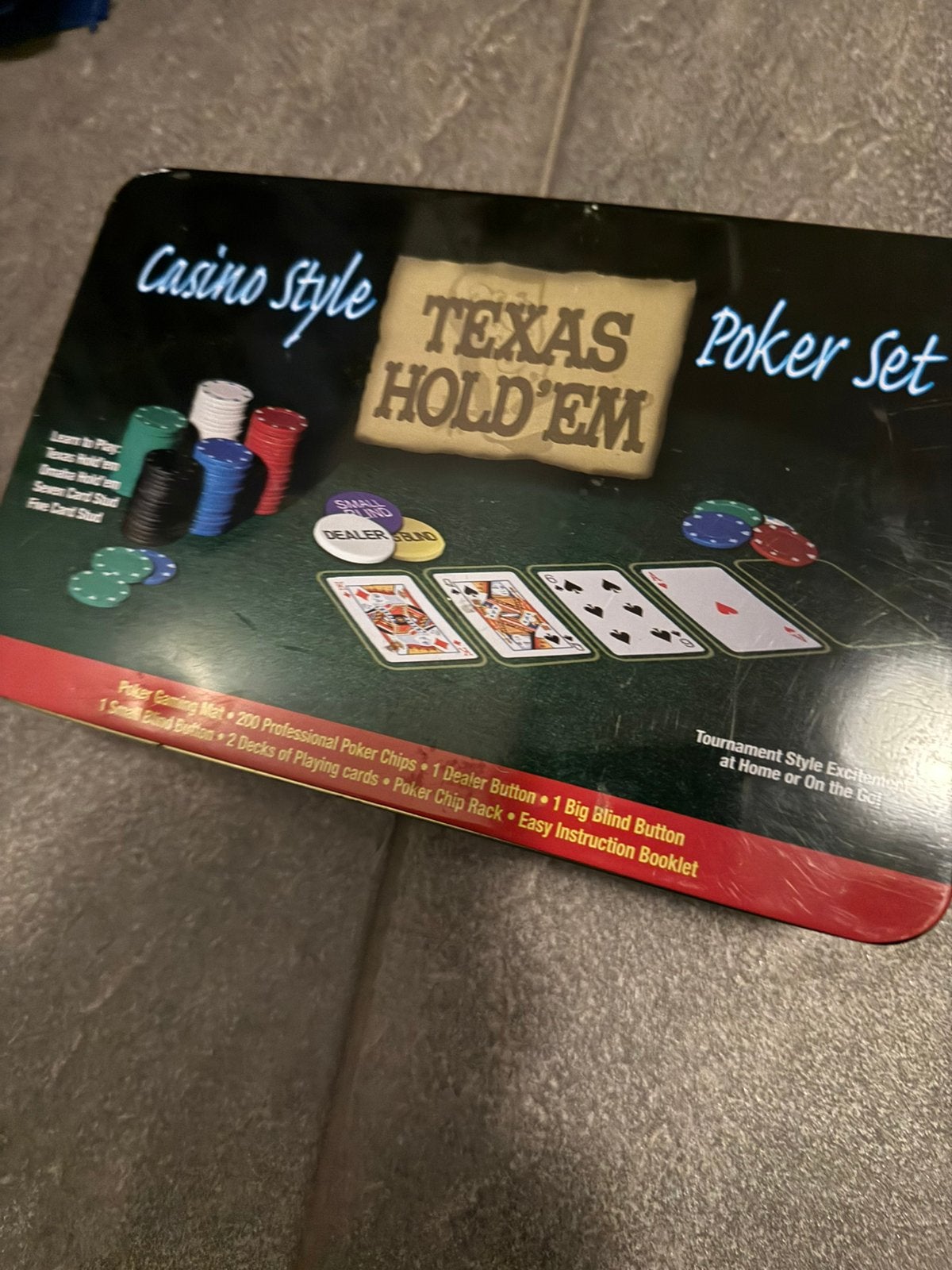 pokerset, Ophalen of Verzenden, Gebruikt
