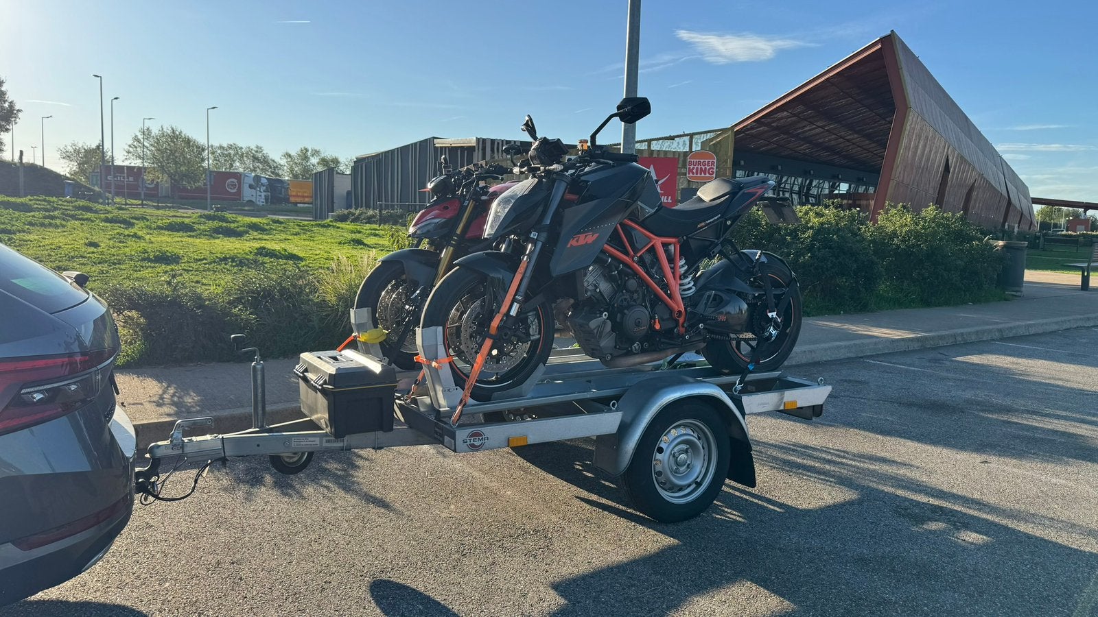 *** motor trailer te huur ***, Aanhangwagen
