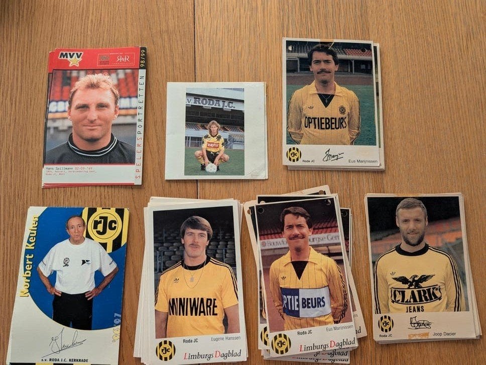 Roda JC Spelerskaarten Collectie - Diverse Jaren, Verzamelen, Ophalen of Verzenden, Gebruikt, Roda JC, Spelerskaart