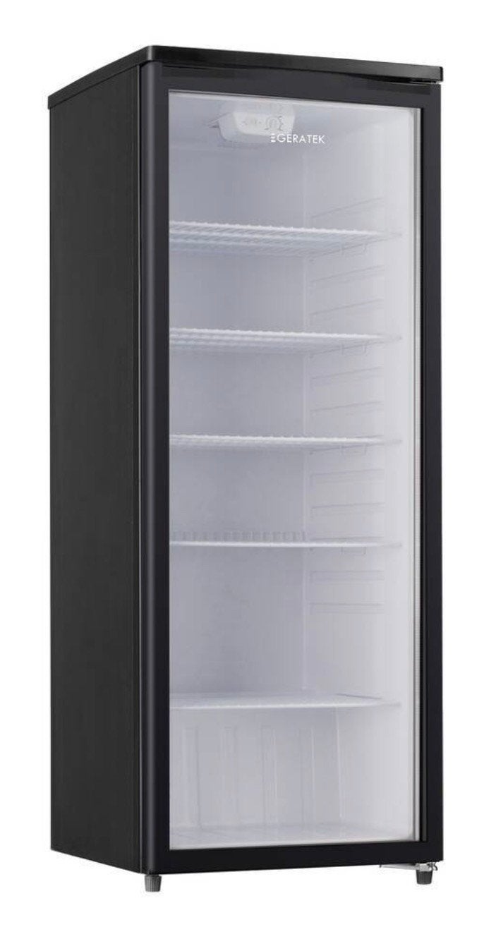 Glasdeur koeling 145 hoog nieuw 242 liter