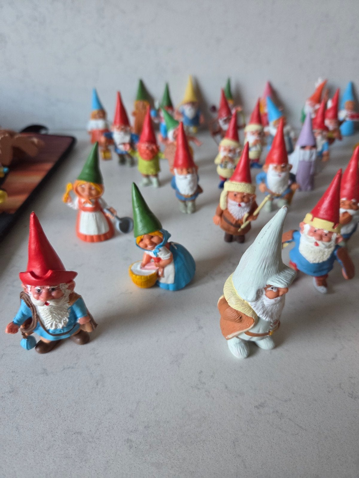 56x David de Kabouter poppetjes figuren, Ophalen of Verzenden, Gebruikt