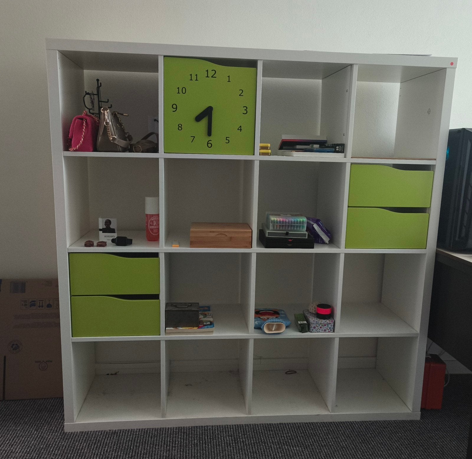Ikea vakkenkast, Ophalen, Gebruikt