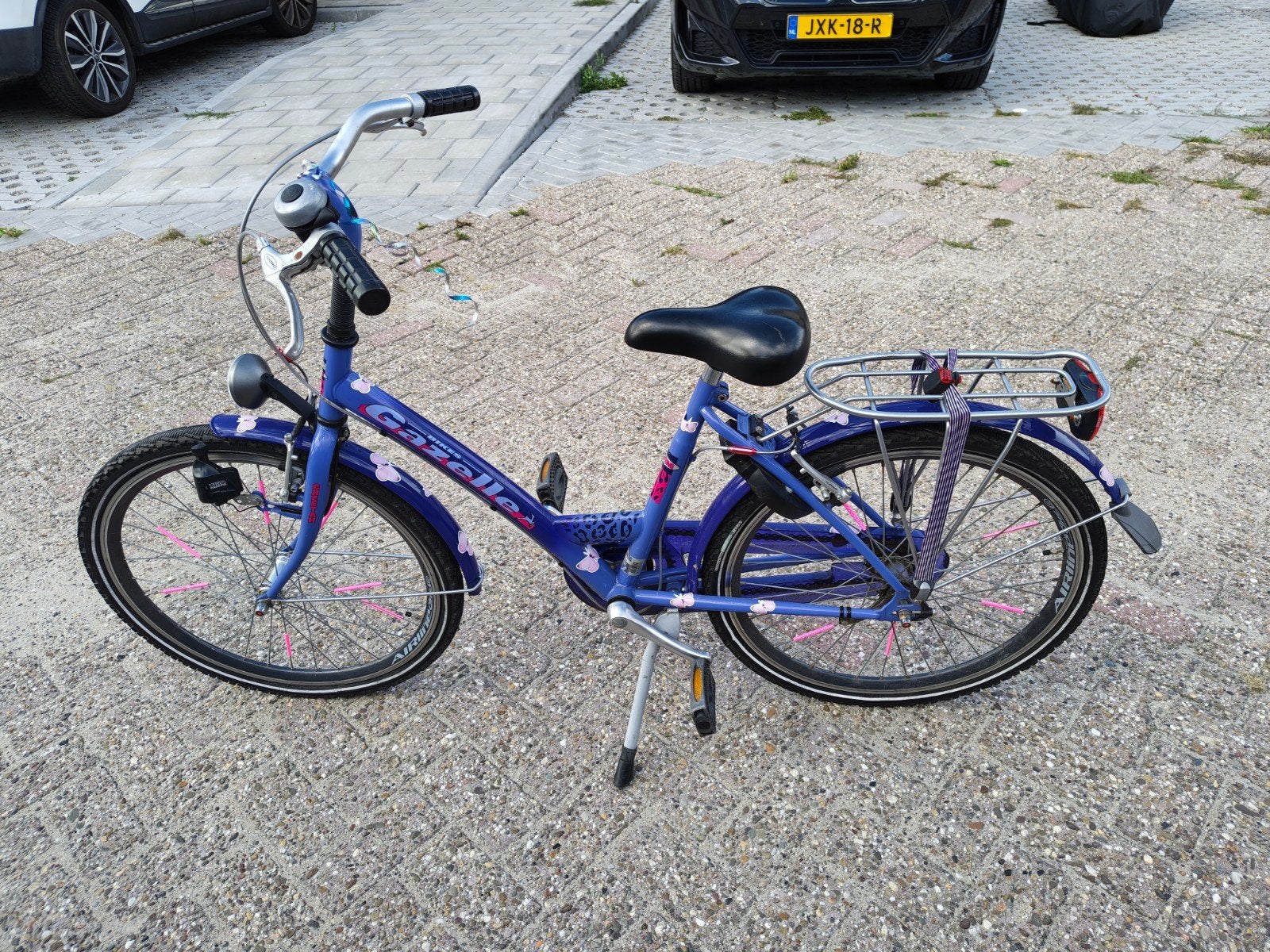 Gazelle meisjesfiets 24 inch, Ophalen, Velgrem, Handrem, Gazelle