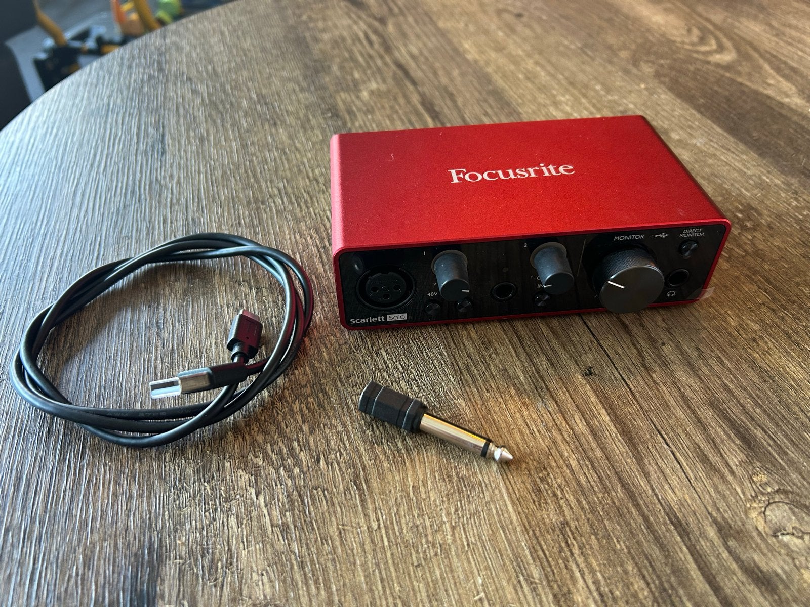 Focusrite Scarlett Solo 3rd Gen Audio Interface, Ophalen of Verzenden, Zo goed als nieuw