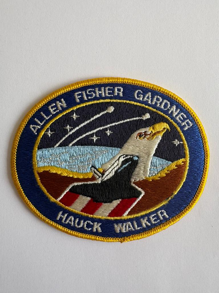 NASA STS-51A space shuttle mission patch, Ophalen of Verzenden, Zo goed als nieuw, Patch, Badge of Embleem