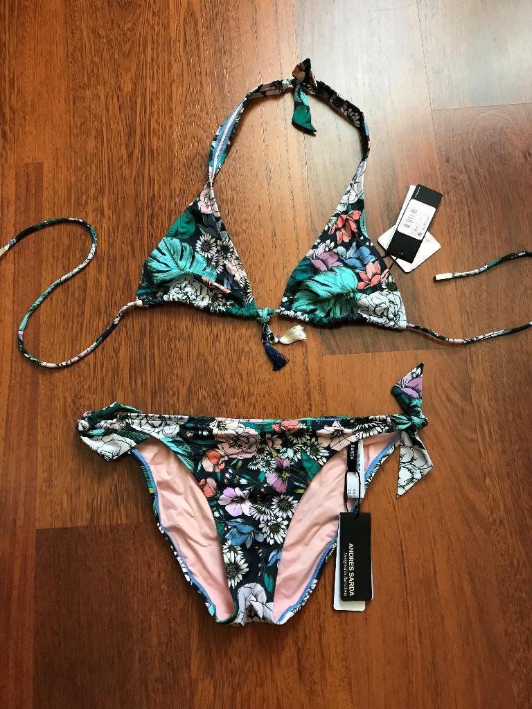 Nieuw - Andres Sarda tropische bikini 75B + 38, Kleding | Dames, Badmode en Zwemkleding, Blauw, Nieuw, Ophalen of Verzenden, Bikini