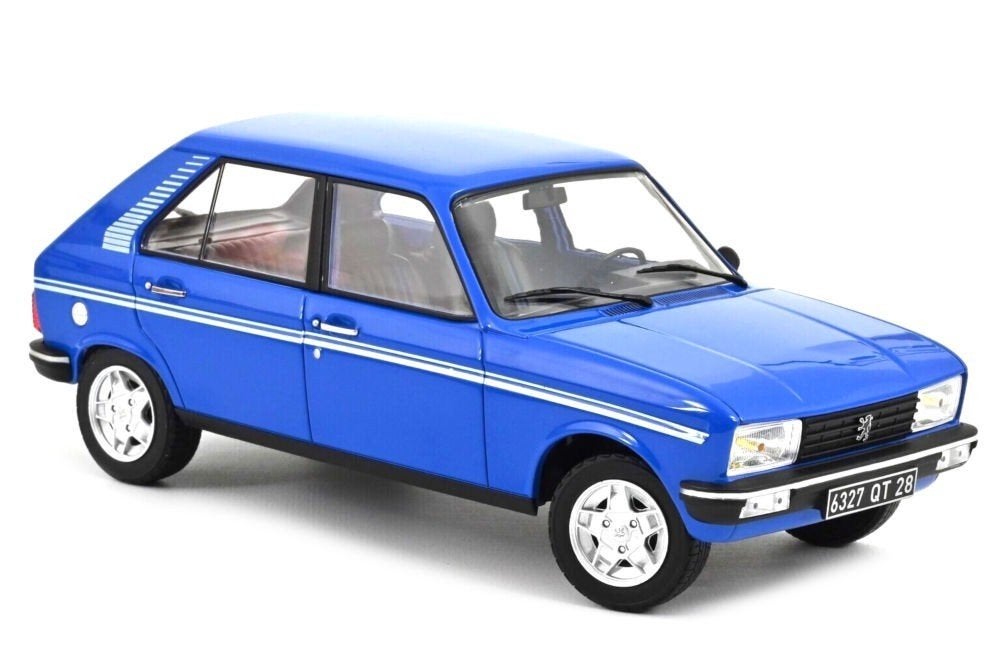 Peugeot 104 S 1981 Blauw - Norev modelauto 1:18, Norev SAS, Auto, Verzenden, 70-72 Avenue de Bohlen69120 Vaulx-en-VelinFrankrijk