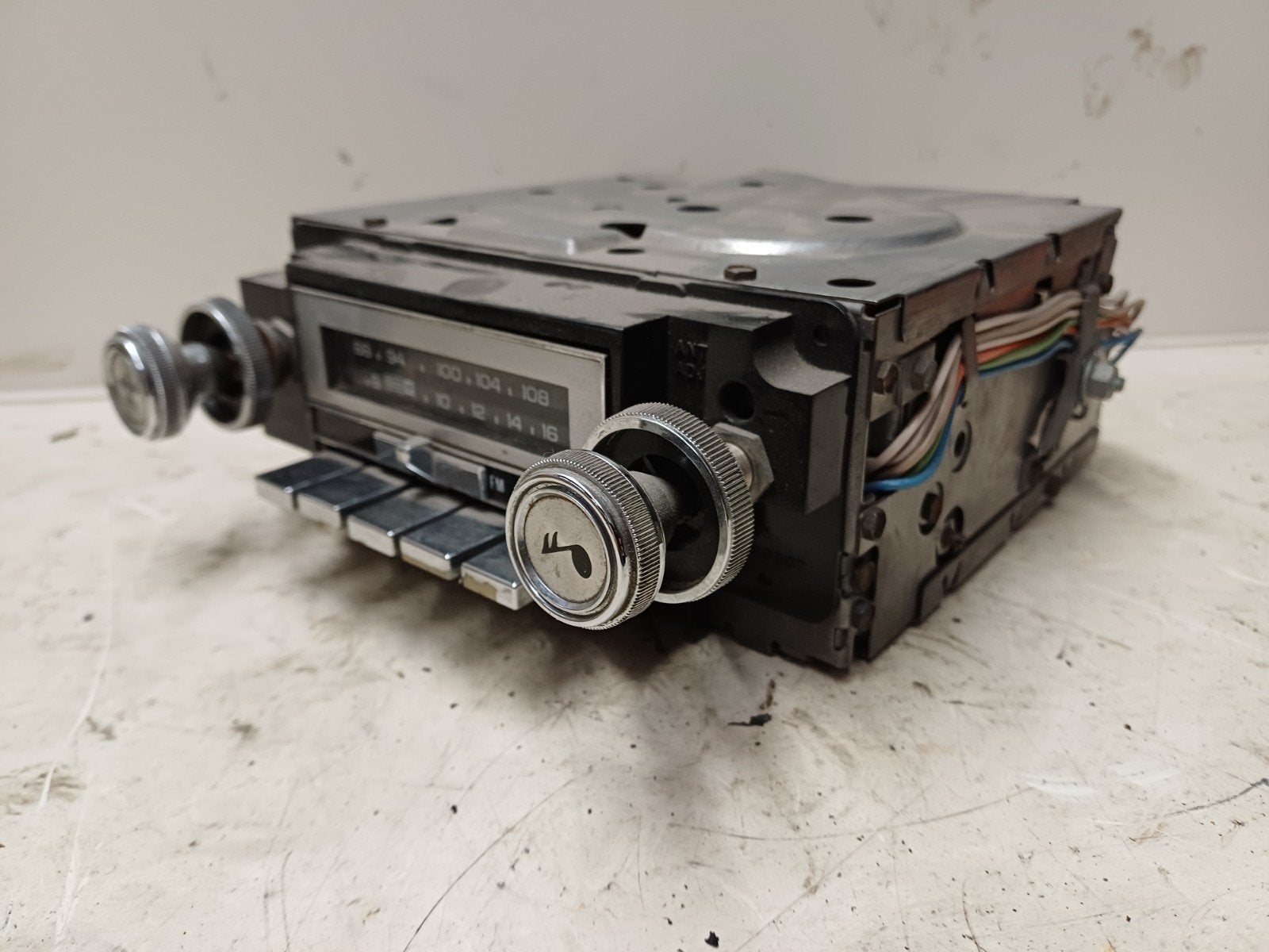 Originele autoradio ac delco 70s gm corvette c10 camaro etc, Ophalen of Verzenden, Gebruikt