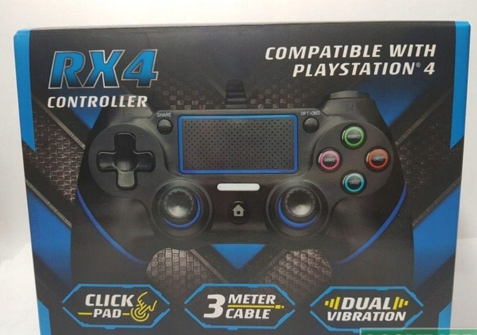 RX4 controller voor Playstation 4 met 3 meter kabel, Ophalen of Verzenden, Nieuw, Met 1 controller, Original