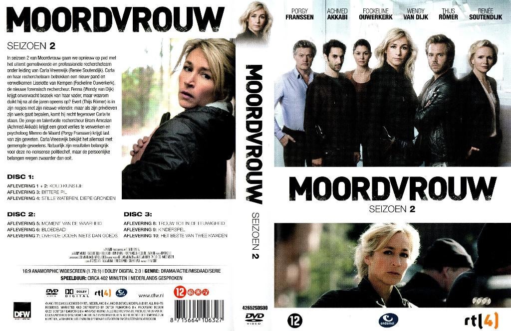 Moordvrouw, seizoen 2, Ophalen of Verzenden, Zo goed als nieuw, Tv fictie, Vanaf 12 jaar