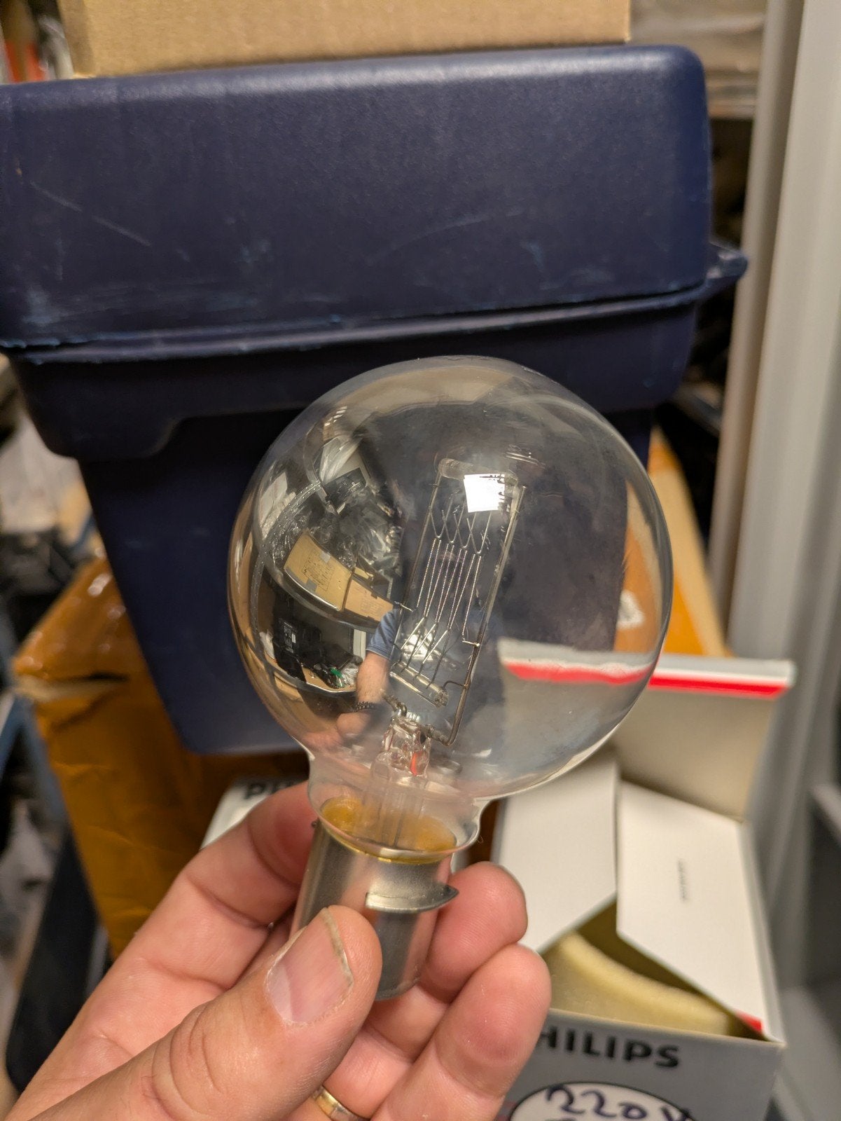 Zeldzame Philips theaterspot gloeilampen P28s (220V, 500W), Ophalen of Verzenden, Nieuw