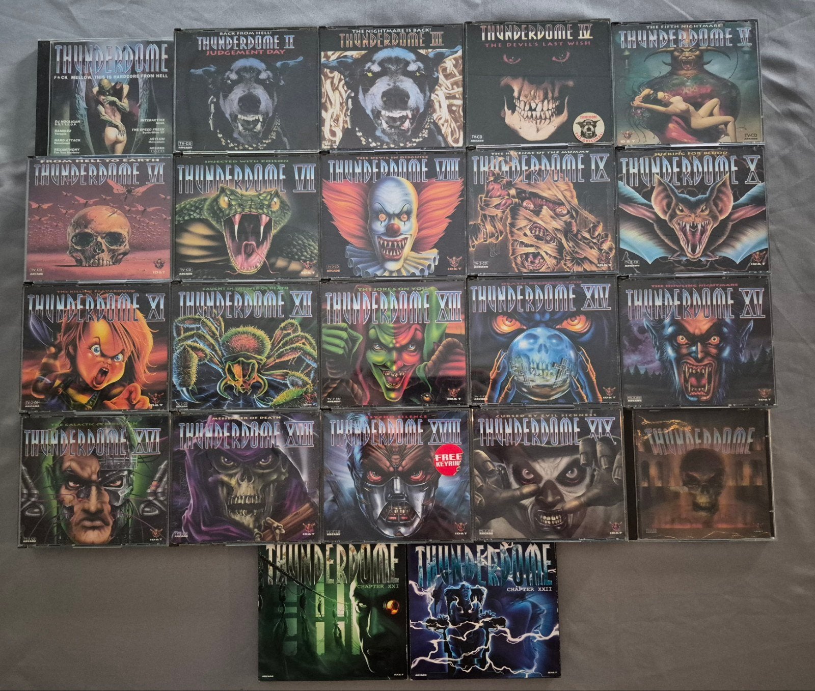 Thunderdome CD Collectie - 1 t/m 22, Ophalen of Verzenden, Gebruikt, Hardcore, Verzamelalbum