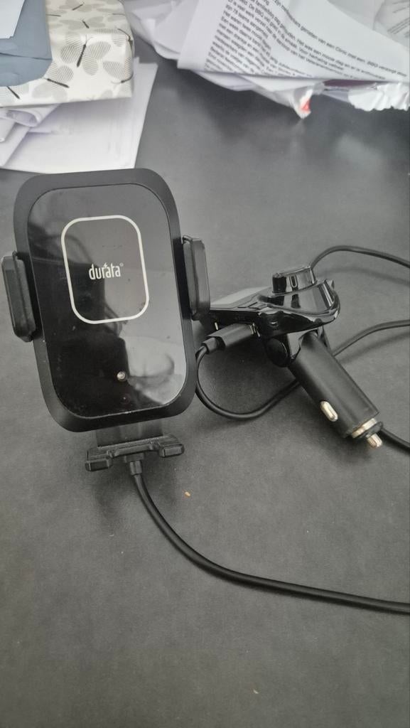 Parrot Carkit met FM Transmitter en Telefoonhouder, Ophalen of Verzenden, Gebruikt