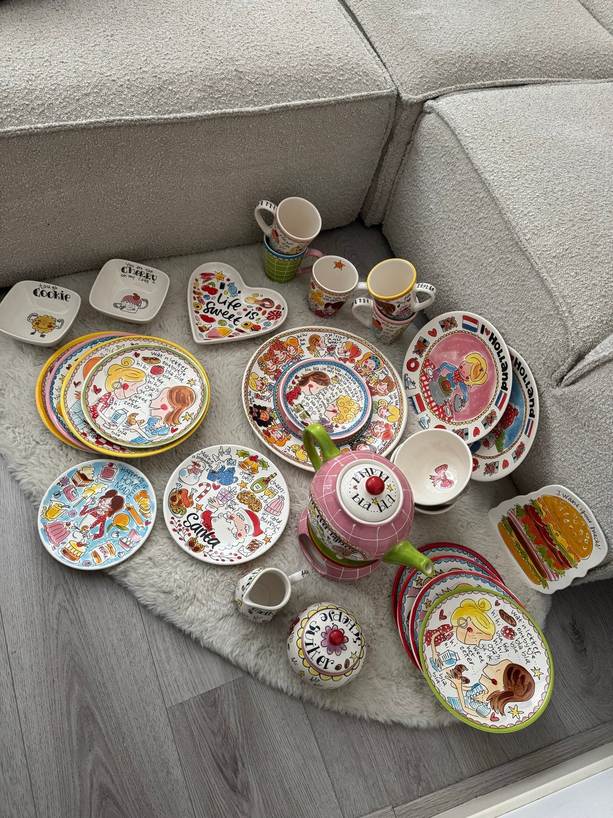 Blond Amsterdam servies grote collectie - Zo goed als nieuw, Huis en Inrichting, Ophalen, Keramiek, Zo goed als nieuw, Bord(en)
