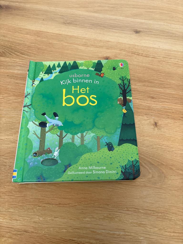 Kijk binnen in Het bos - Usborne uitklapboek, Non-fictie, Uitklapboek, Jongen of Meisje, Ophalen of Verzenden