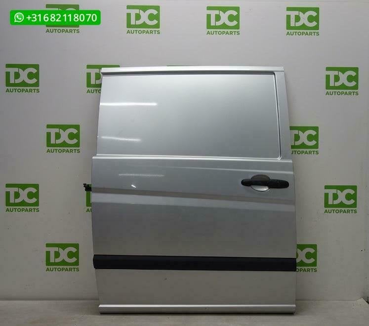 Mercedes Vito W639 ('03-'14) Schuifdeur rechts dicht grijs, Auto-onderdelen, Carrosserie en Plaatwerk, Gebruikt, Deur, Mercedes-Benz