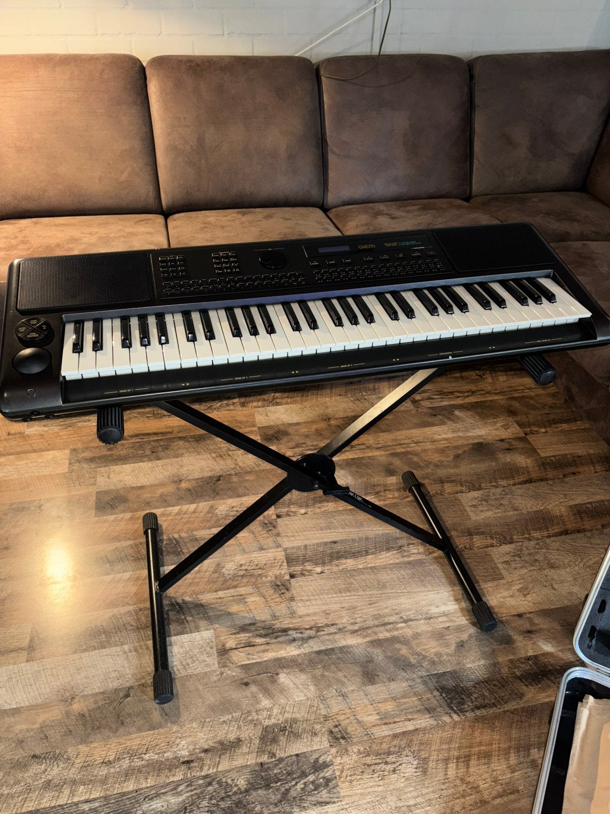 GEM Keyboard WS1 met standaard en koffer - Werkt goed!, Ophalen, Gem, Met standaard, Nvt