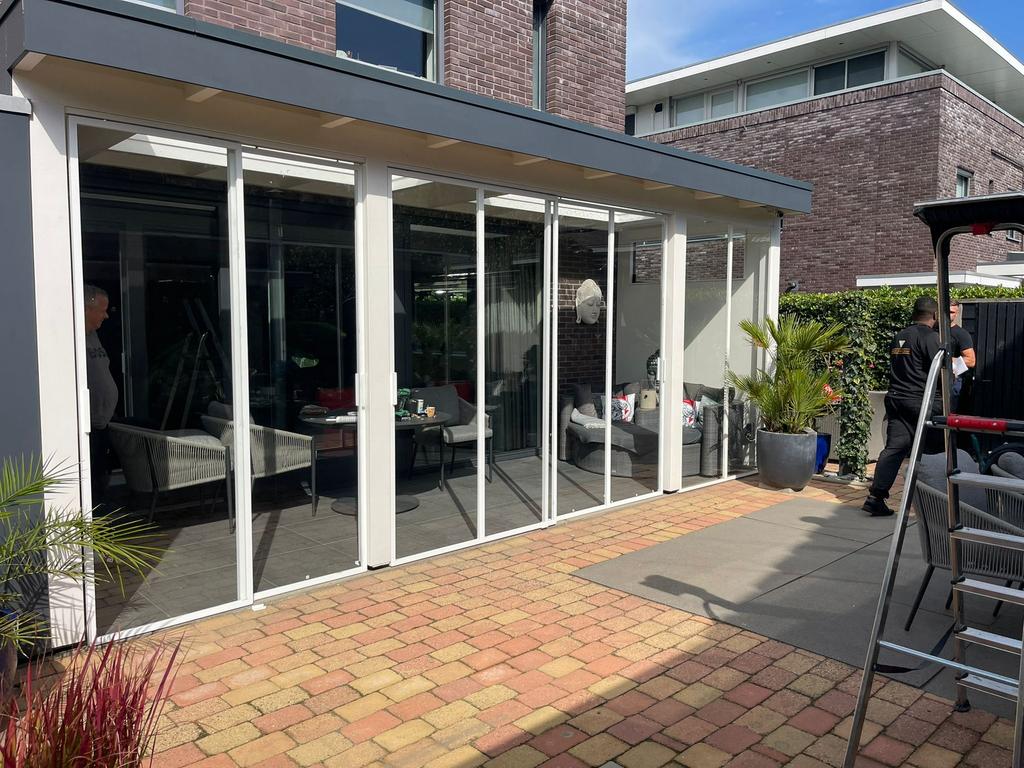 Tuinhuis , Hekwerken, Balkon hek, Terras hekken, Balustrade, Ophalen of Verzenden, Nieuw, Metaal, 3 ramen of meer