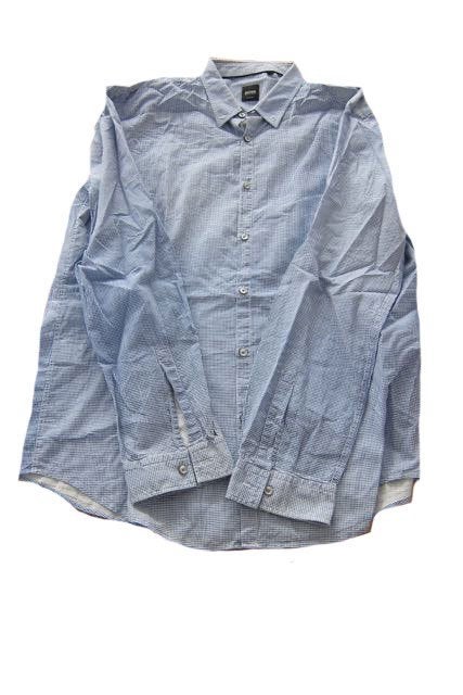 Hugo boss blouse overhemd slim fit blauw xl, Blauw, Zo goed als nieuw, Schipluidenlaan 20 5035KJ Tilburg, Hugo Boss