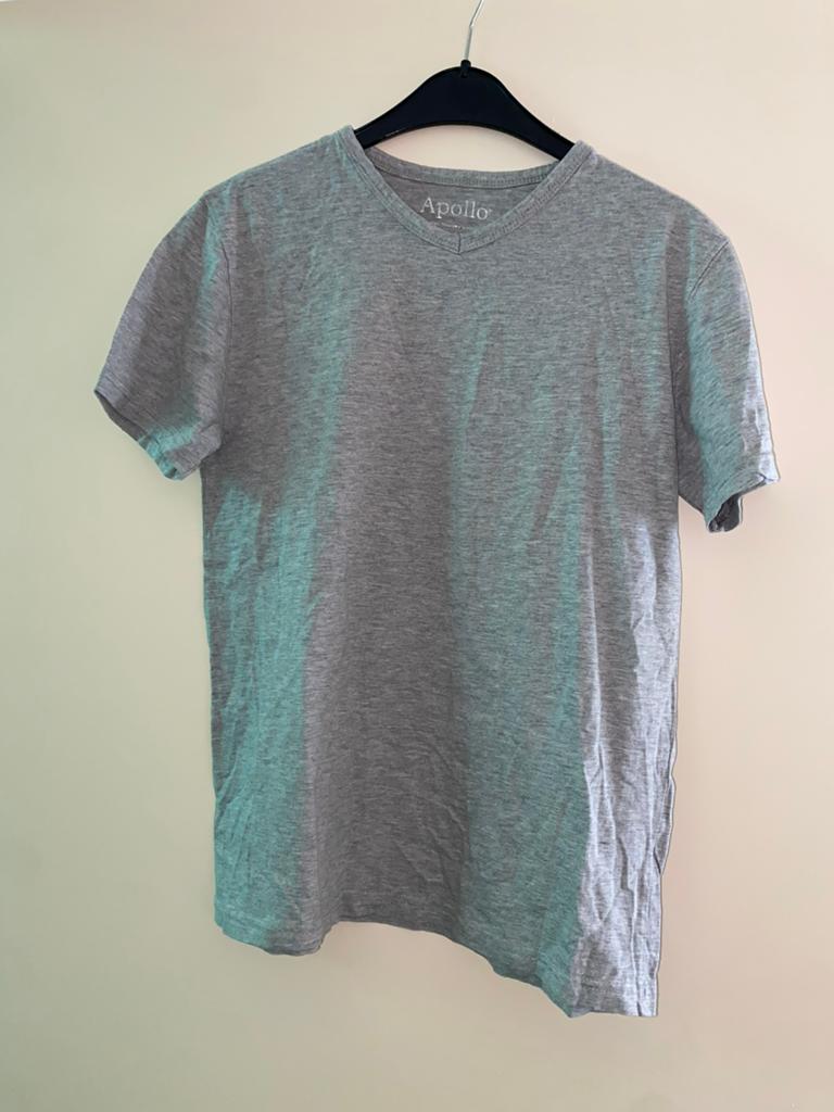 Dames grijs shirt van Apollo, Maat 38/40 (M), Ophalen of Verzenden, Zo goed als nieuw, Korte mouw