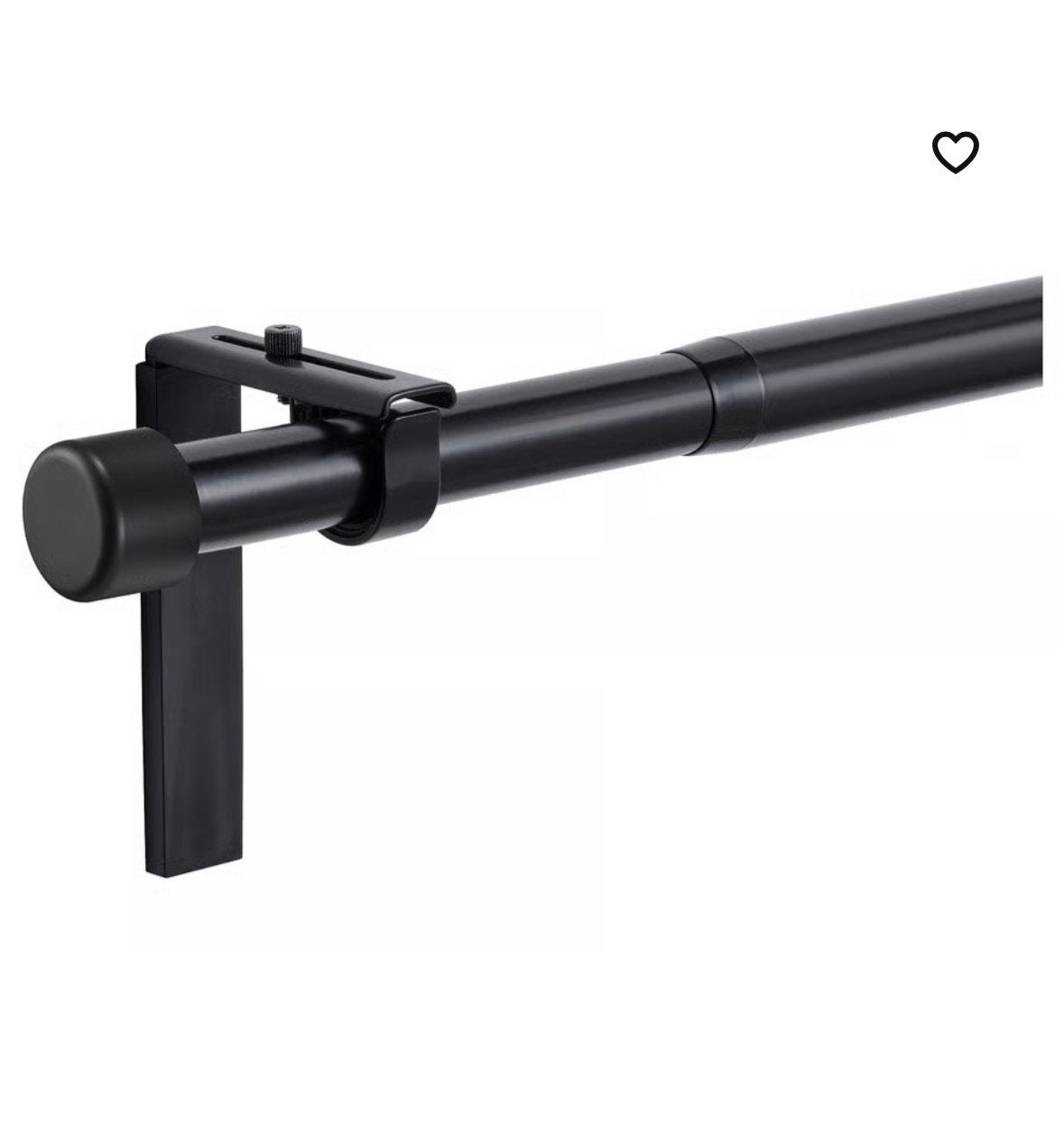 IKEA HUGAD gordijnroede - Zwart, 210-385 cm, IKEA, Ophalen, Zo goed als nieuw, Zwart